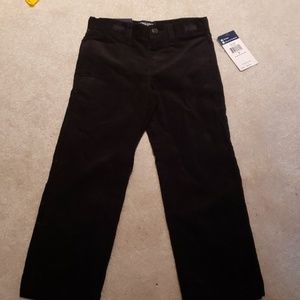Boys black corduroy pants